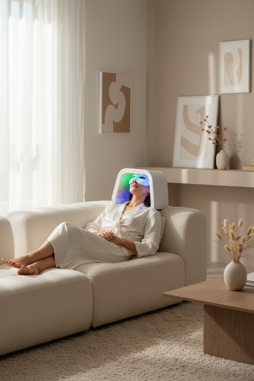 PrimeNest™ GlowWave 7-Color LED Therapy Mask